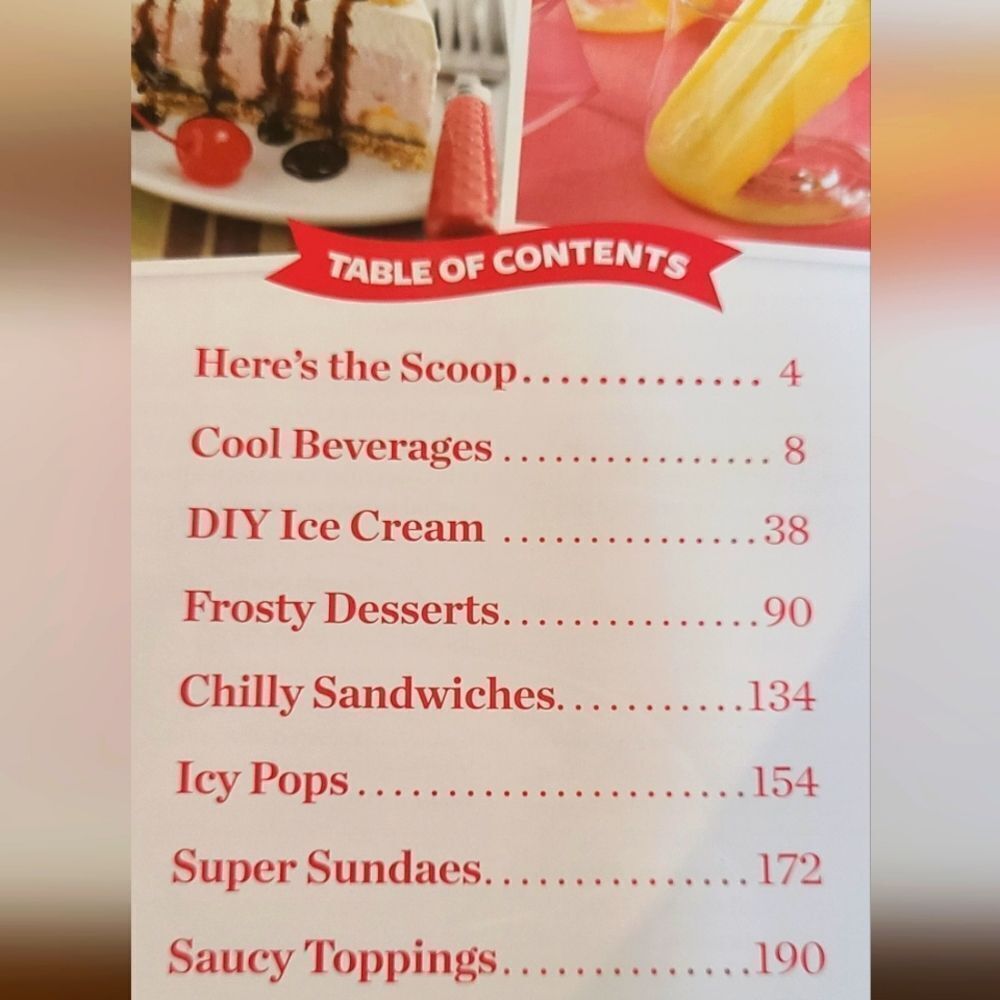 Taste Of Home Cookbook Frosty Treats and More 208 Pages Hardbound - Picture 6 of 9